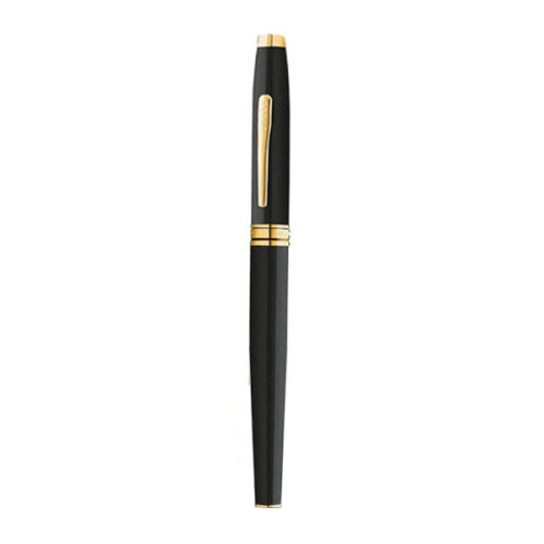 Coventry Classic Black Lacquer with Gold Tone Appointments Rollerball Pen