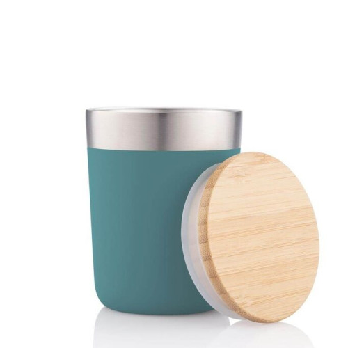 R-LAREN - CHANGE Collection Recycled Insulated Mug - Aqua Green