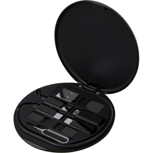 OSLO Mag - @memorii Recycled 15W Magnetic Wireless Charger Multicable Set - Black