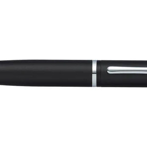 Cross Calais™ Matte Black with Polished Chrome Appointments Ballpoint Pen (Blue Ink)