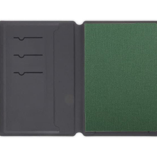 LENZEN - CHANGE ZERO Sustainable Gift Set with Refillable Notebook, Pen & USB Keychain - Green