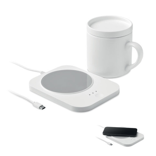 SIROTER Wireless charger mug warmer set