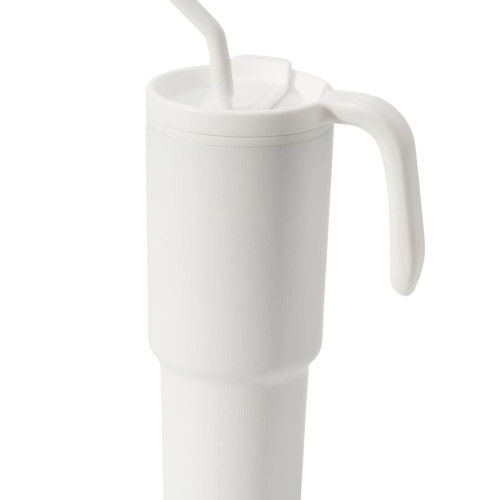 FORZA 360 - Hans Larsen Recycled Stainless Steel/PP Tumbler with 360 Branding - White