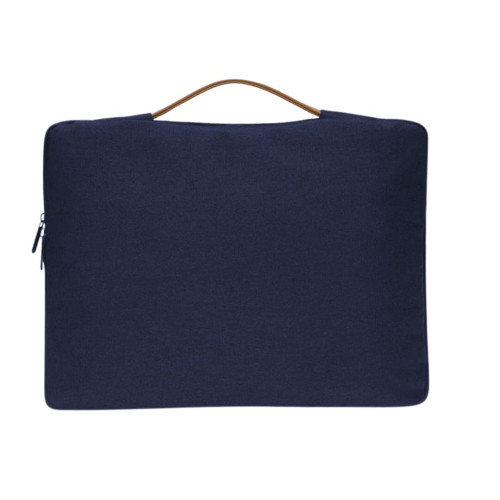 SALCEA - Santhome® 15" Laptop Sleeve - Navy Blue/Tan