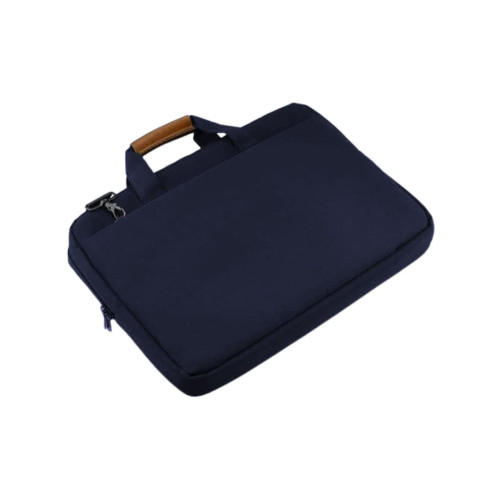 SLOTEN - Santhome® 15" Laptop Bag - Navy Blue/Tan