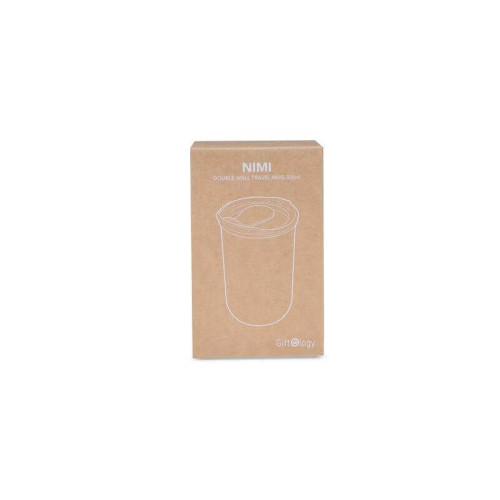 NIMI - Giftology Double Wall Travel Mug 300ml - Violet