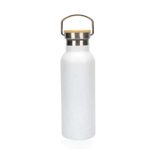 ALMERIA - Giftology Double Wall Stainless Steel Bottle 500ml - White