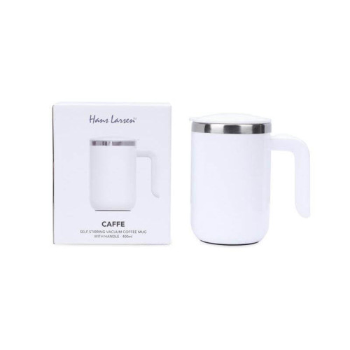 CAFFE - Hans Larsen Auto-Stirring Coffee Mug - White