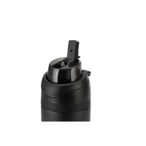 AERO SIP - Hans Larsen Recycled Stainless Steel Bottle with Dual Sip Lid - Black