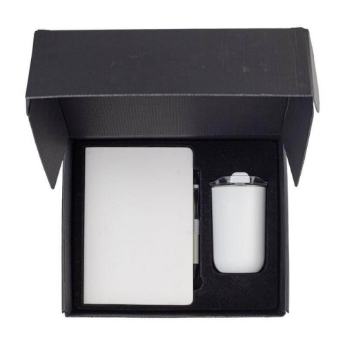 HEVIZ - Giftology Set of Tumbler, A5 Notebook and Pen - White