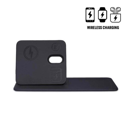 AVRON - Giftology 3-in-1 Magnetic Wireless Charger Desk Tray - Black