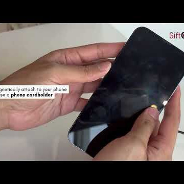 MAG3 - Giftology 3-in-1 Magnetic Wireless Charger Card Holder - Black