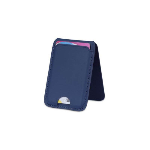 MAG3 - Giftology 3-in-1 Magnetic Wireless Charger Card Holder - Navy