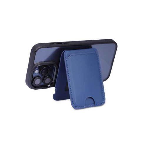 MAG3 - Giftology 3-in-1 Magnetic Wireless Charger Card Holder - Navy