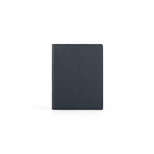 CROSS Saffiano Leather 4CC Passport Cover - Navy Blue