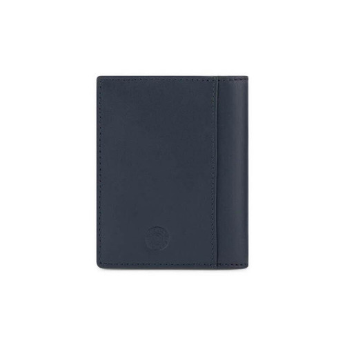 CROSS Soft Grain Leather Business Card Case - Navy Blue