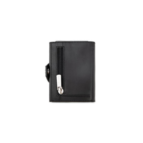 CROSS Soft Grain Leather 6CC Trifold Compact Wallet - Black