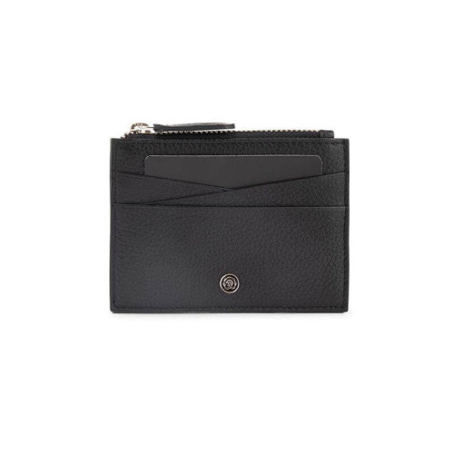 CROSS Pebble Leather Ladies' 6CC Zip Card Holder - Black