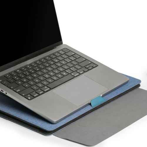 FULDA - CHANGE Collection RPET Laptop Case & Workstation - Navy Blue