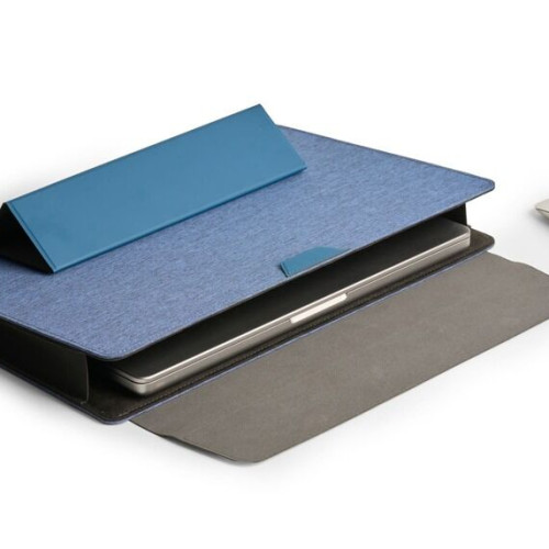 FULDA - CHANGE Collection RPET Laptop Case & Workstation - Navy Blue