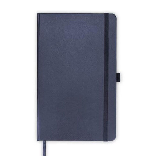 BARON - Santhome Expanded A5 Hard Cover Notebook - Navy Blue