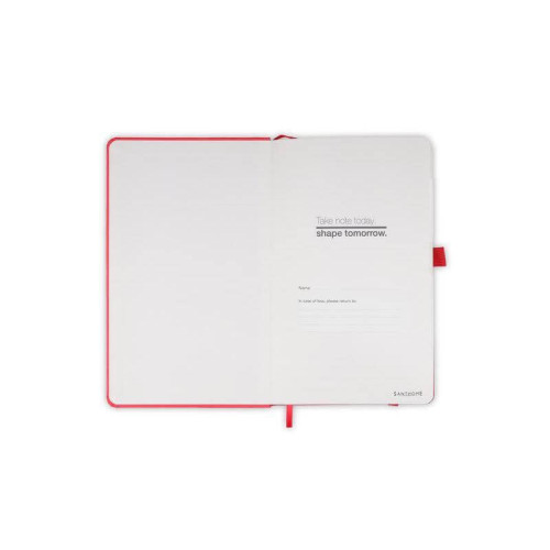 BARON - Santhome Expanded A5 Hard Cover Notebook - Red