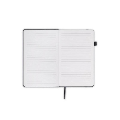 FAROE - Santhome A5 PU Hard Cover Notebook with Pen Loop - Black