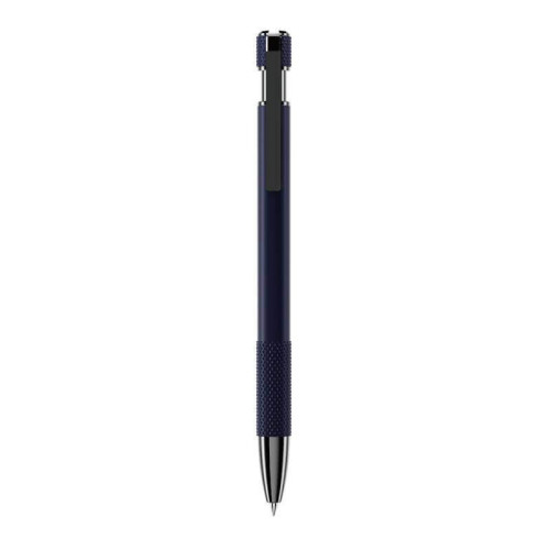 PILA - Recycled Aluminium Ballpoint Pen - Navy Blue