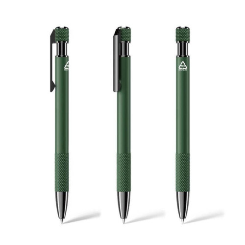 PILA - Recycled Aluminium Ballpoint Pen - Green