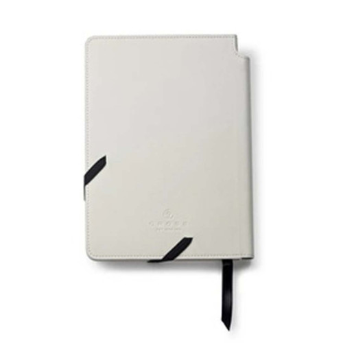 Cross Click™ Chrome Ballpoint Pen with Classic White Journal Gift Set