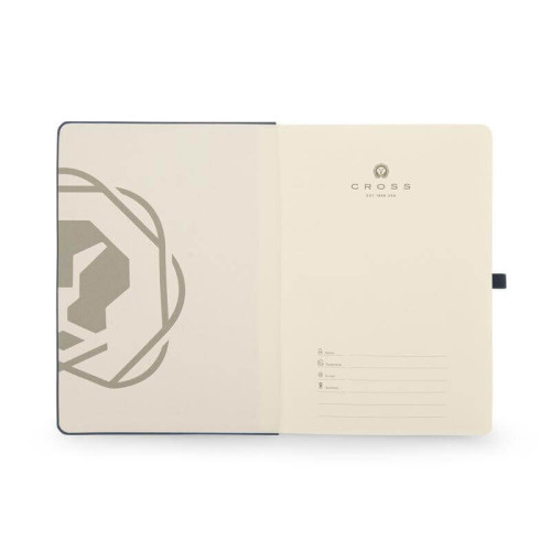 Cross Click™ Chrome Ballpoint Pen & A5 Hardcover Notebook Gift Set