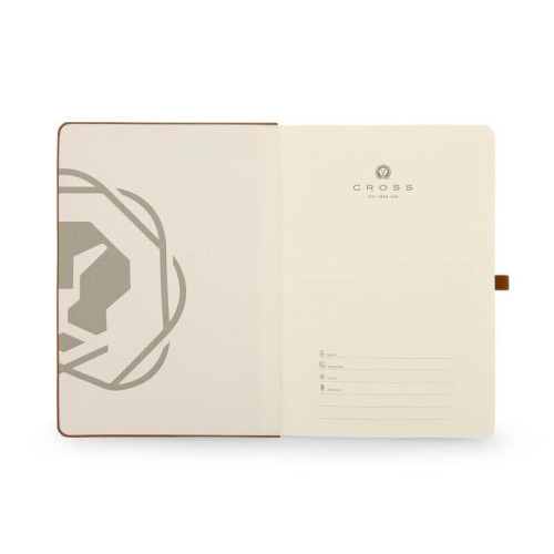 Cross Click™ Chrome Ballpoint Pen with Notebook and Cardholder Gift Set - Mocha