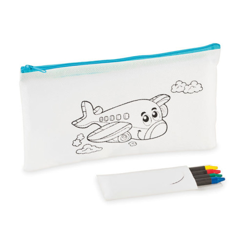 CRAY Pencil case with 4 crayons