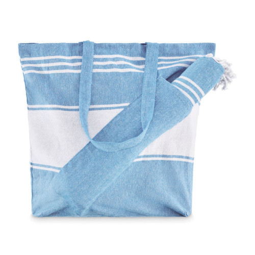 HUMMUM Beach bag with hammam towel