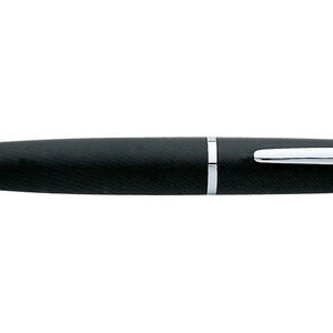 Cross ATX® Basalt Black with Polished Chrome Appointments Ballpoint Pen (Blue Ink) 