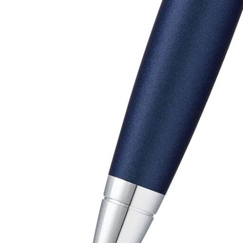 Cross Calais™ Matte Metallic Blue with Polished Chrome Appointments Ballpoint Pen (Blue Ink)