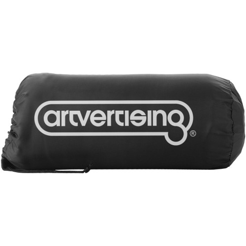 Huggy fleece plaid blanket with carry pouch 150x120 cm