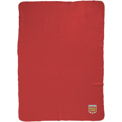 Huggy fleece plaid blanket with carry pouch 150x120 cm