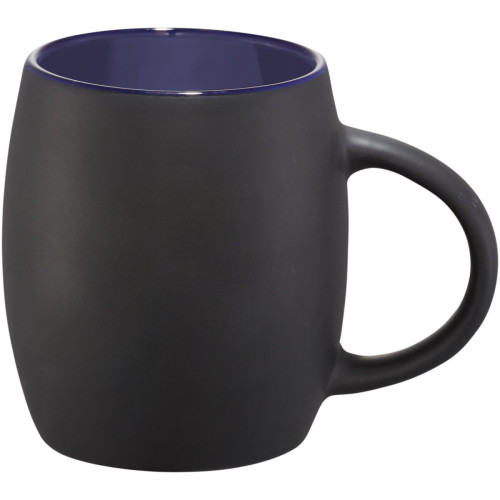 Hearth 400 ml ceramic mug with wooden coaster
