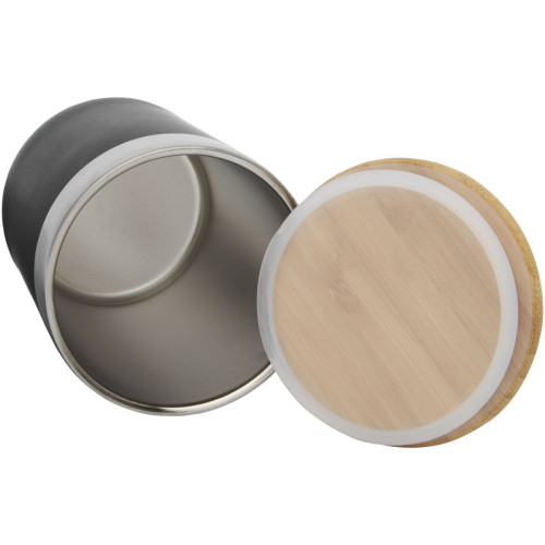 Lagan 330 ml copper vacuum insulated stainless steel tumbler with bamboo lid