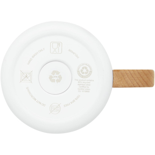 Bjorn 360 ml RCS certified recycled stainless steel mug with copper vacuum insulation