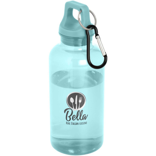 Oregon 400 ml RCS certified recycled plastic water bottle with carabiner