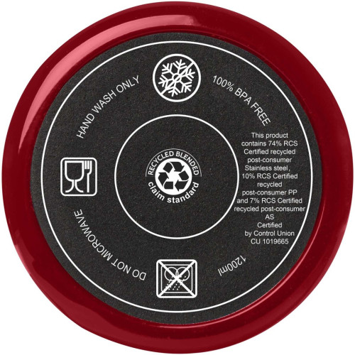 Melbourne 1200 ml RCS certified insulated tumbler with straw