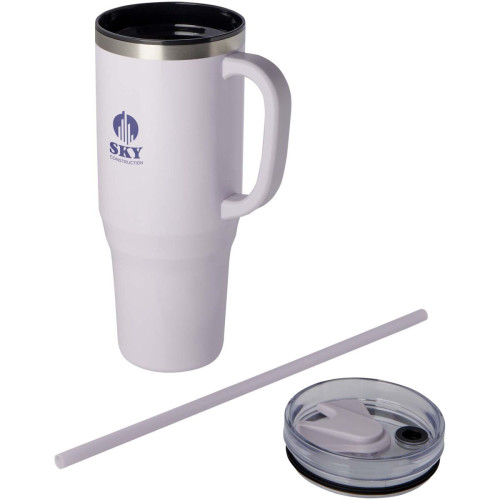 Melbourne 1200 ml RCS certified insulated tumbler with straw