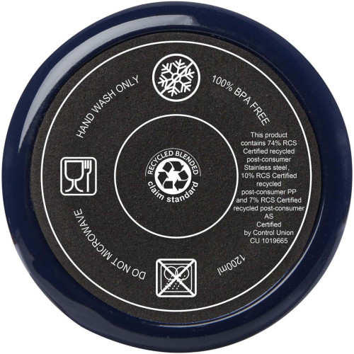 Melbourne 1200 ml RCS certified insulated tumbler with straw