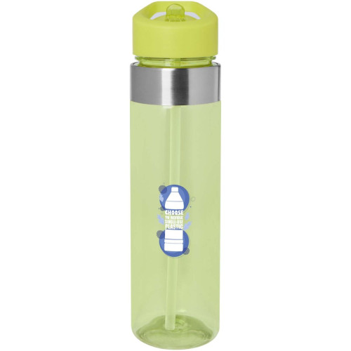 Dylan 650 ml Tritan water bottle with flip spout lid