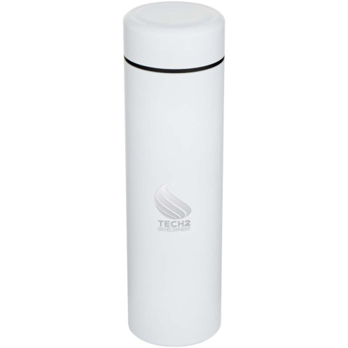 Taylor 450 ml double wall stainless steel flask with tea strainer