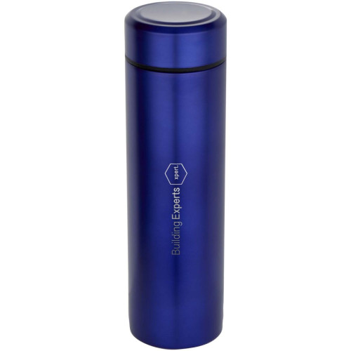 Taylor 450 ml double wall stainless steel flask with tea strainer