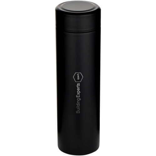 Taylor 450 ml double wall stainless steel flask with tea strainer