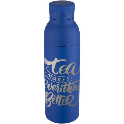 Illuminate 650 ml RCS recycled stainlesss steel double wall insulated water bottle